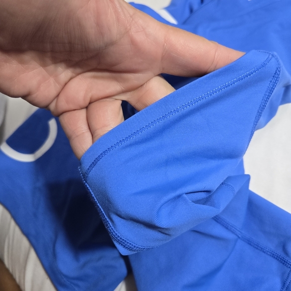 Calvin Klein Performance Biker Shorts Sz M BLUE new Without Tags - Picture 7 of 7